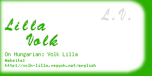 lilla volk business card